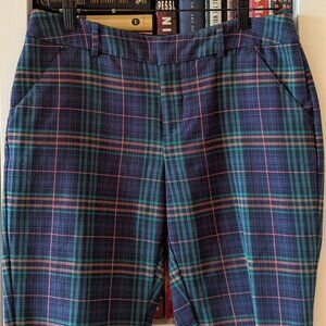Plaid Crop Pants // Merona // Size 6